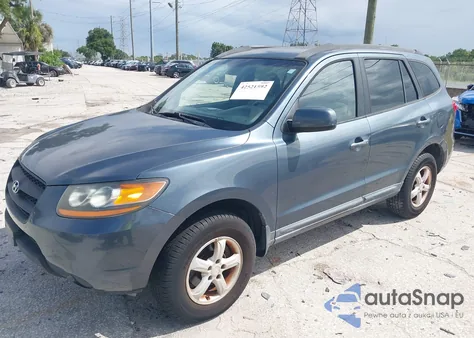 2008 Hyundai Santa Fe Gls z USA, uszkodzony, nr VIN 5NMSG13D08H193433